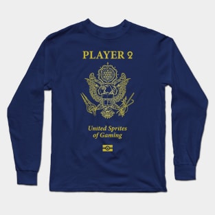 Passport to Gaming - Player 2 USA Long Sleeve T-Shirt